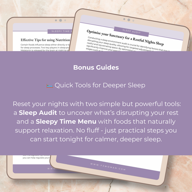 Quick Tools for Deeper Sleep
